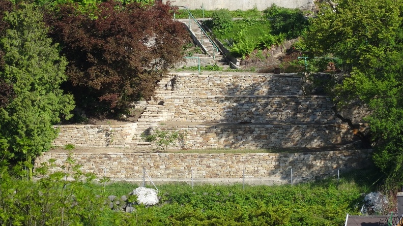 Gneis Terrassen aus Trockensteinmauern mit Stiege - Scharl 02